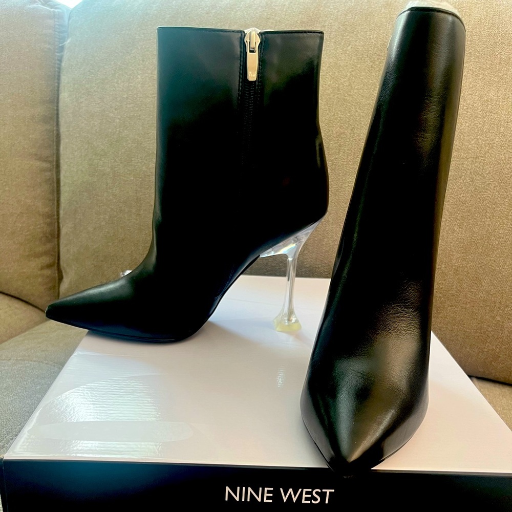 NIB Nine West Tonight Womens Pull On Dressy Mid-Calf Boots 7.5